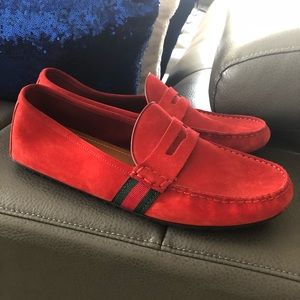 Gucci Web Suede Driver Men Loafers